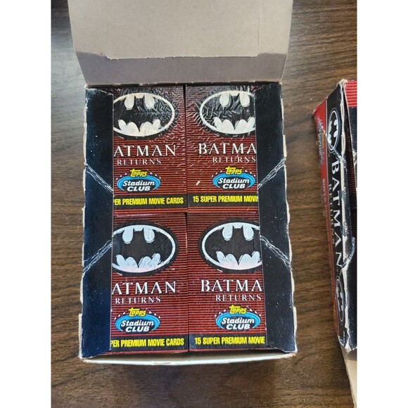 1991 Topps Stadium Club Batman Returns Movie Trading Cards Packs - Picture 3 of 4
